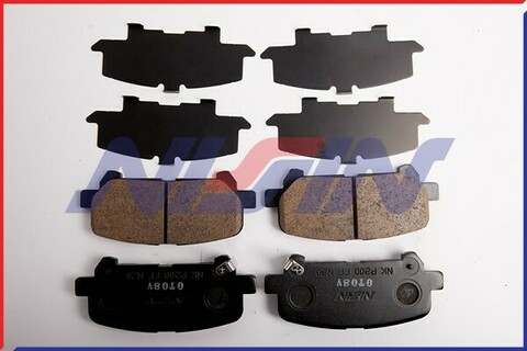 Колодки  NISSIN   NPO-157W-SA (в комплекте 4 пластины)