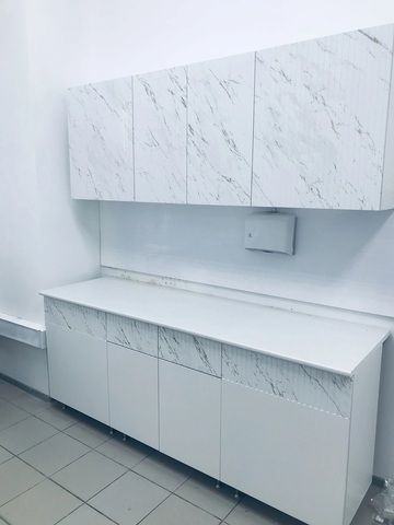 Кухня Оливия 2.0 м шарли pink / шарли мокко