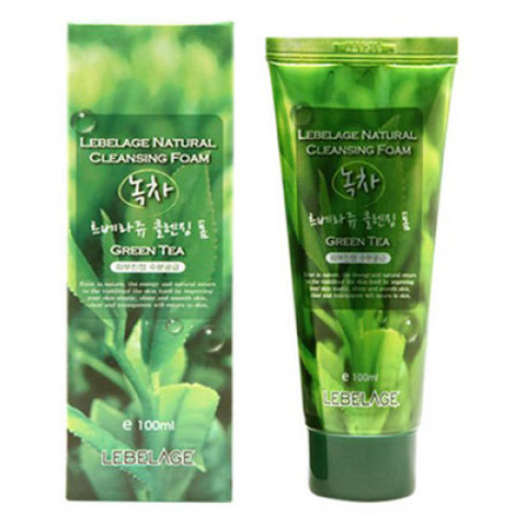 Lebelage Green Tea Cleansing Foam - Пенка для умывания с зеленым чаем