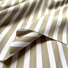 Хлопок сорочечный в бежевую полоску Brioni