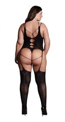 Эффектный боди-комбинезон Elara VII Bodystocking with Open Cups - 