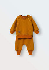Комплект из капитония свитшот и джоггеры (карамель)