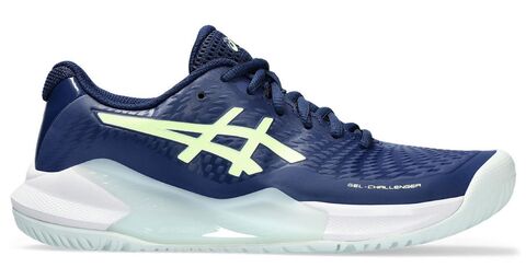 Женские теннисные кроссовки Asics Gel-Challenger 14 - blue expanse/illuminate yellow