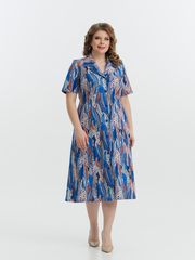 4536 Халат на пуговицах