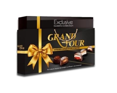 Подарочный набор конфет Grand Tour (Черный) 370гр