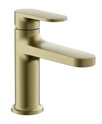 Смеситель для раковины BELZ B10713-5 латунь, брашированное золото