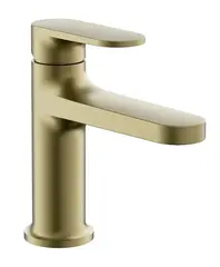 Смеситель для раковины BELZ B10713-5 латунь, брашированное золото