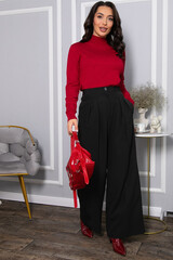 Брюки со стрелками Шакира (черные) Б14588-35М LT Collection