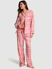ФЛАНЕЛЕВАЯ ПИЖАМА С БРЮКАМИ