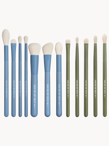 Набор из 12 кистей GRACEFUL BLUE & GREEN