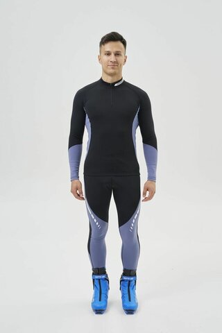 комбинезон NORDSKI Base Blue/Grey NSV453224, р-р 5-M, черн/сер., разд.