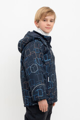 куртка  для мальчика  ВК 36089/н/3 ГР ( 92-122)