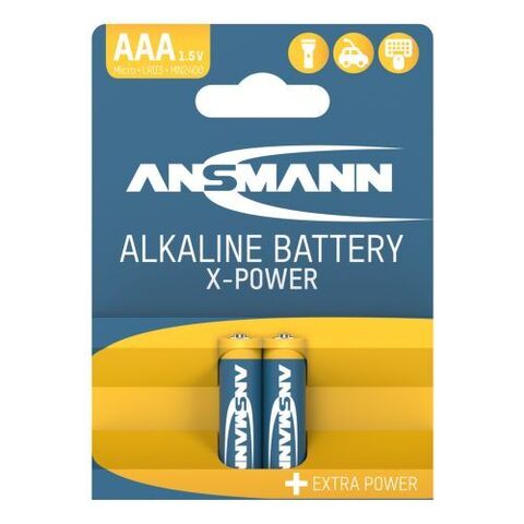 Батарейка X-POWER ААА/ANSMANN 1.5V - 2шт