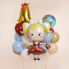 К Фигура, Школьник, Ученица Девочка, 42''/107 см, 1 шт. (В упаковке)