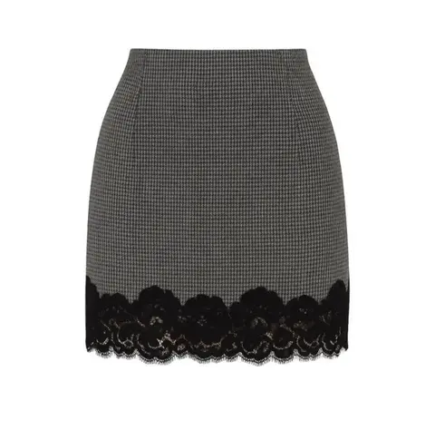 Юбка мини скружевом