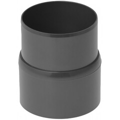 Муфта трубы соединительная ПВХ Альта-Профиль Элит Графит 95 мм