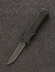 Автоматический складной нож SteelBro Skadi Droppoint DLC Blackwash M390