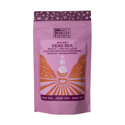 Organic Boom Соль Мертвого моря для ванны 
