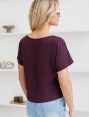 Нарядная футболка с блестящим принтом  D49.133 (131355)