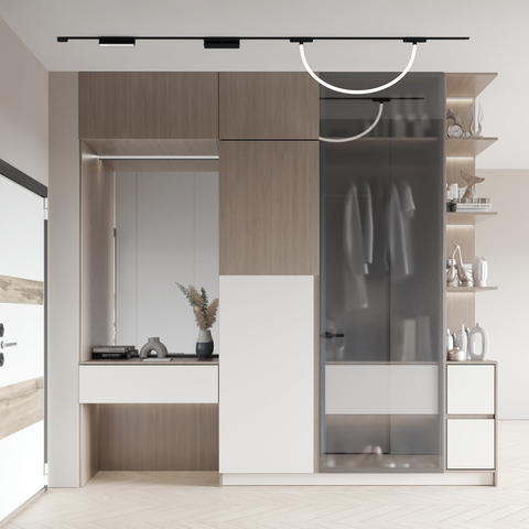 Магнитный трековый светильник Denkirs Air Ray DK5327-BK