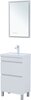Aquanet 344138 Тумба Нота new 50 напольная 2ящ. цв.белый глянец (344138)