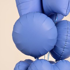 Г 18''/46 см, Круг, Матовый, Голубой Лотос, 1 шт.