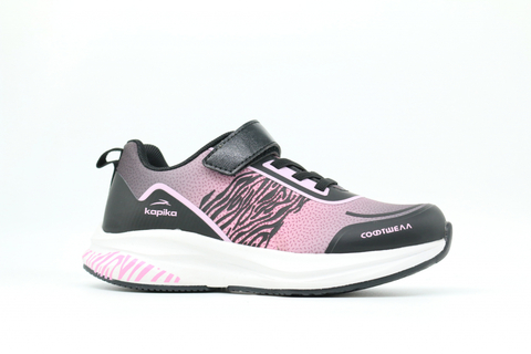 Капика кроссовки софтшелл (черный-сиреневый) 28-32 721229с-1