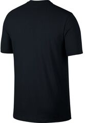 Футболка теннисная Nike Solid Dri-Fit Crew - black/white