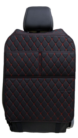 Накидка на спинку сиденья / органайзер (из экокожи) ЛЮКС