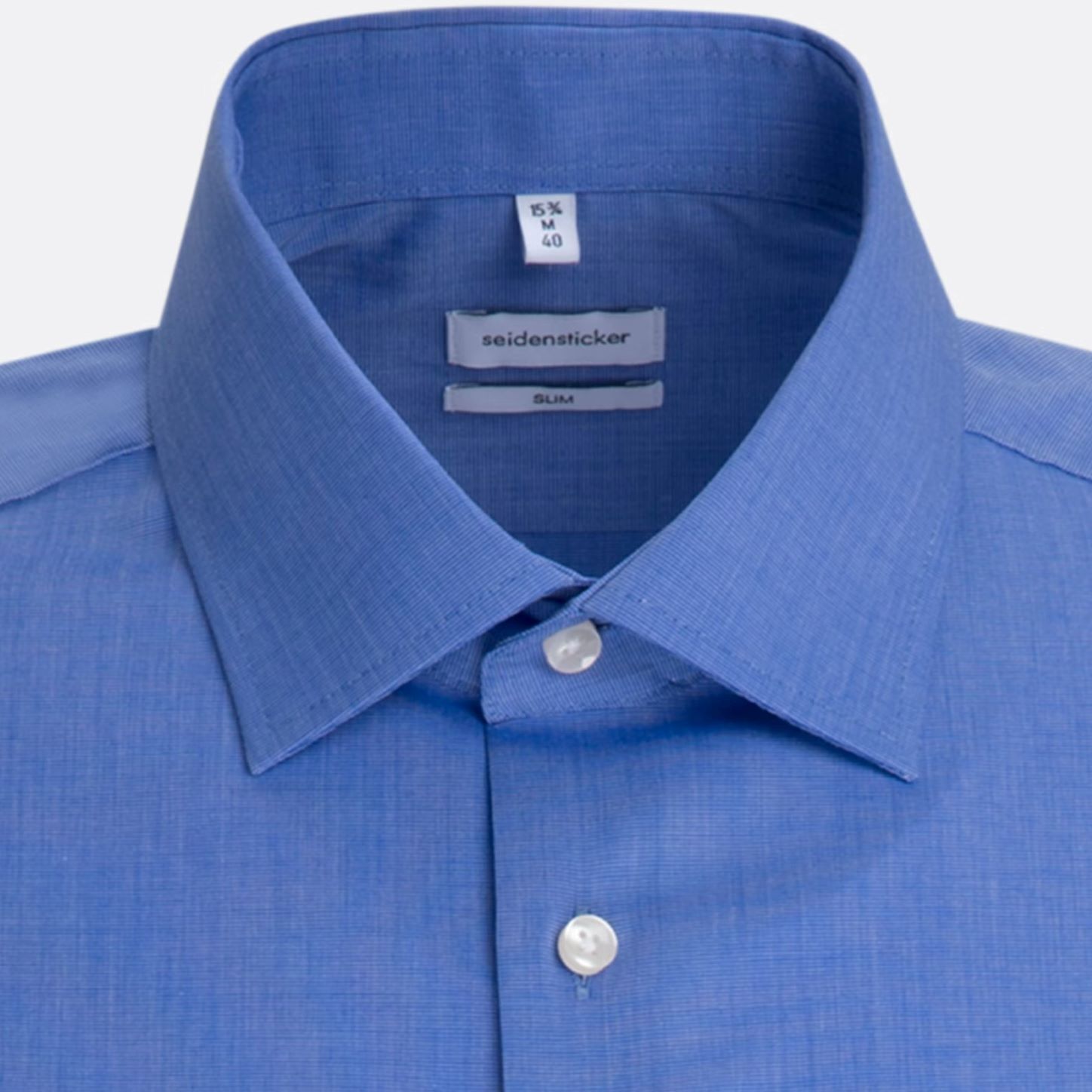 Сорочка Seidensticker Slim Fit 01.666260-11 ярко-голубая