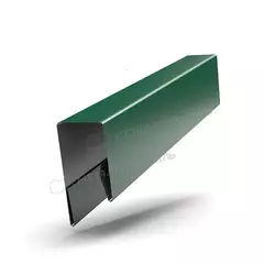 Планка П-образная 13х27х2000 (ПЭ-01-6005-0,4) Зеленый