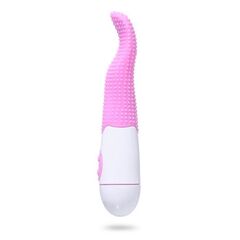 Розовый вибратор-язык Tongue Lick - 16,3 см. - 