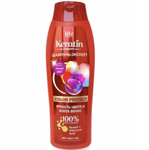 IRIS Keratin program Шампунь-эксперт COLOR PROTECT  400мл