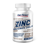 Бисглицинат цинка, Zinc Bisglycinate, Be First, 120 таблетоок 1