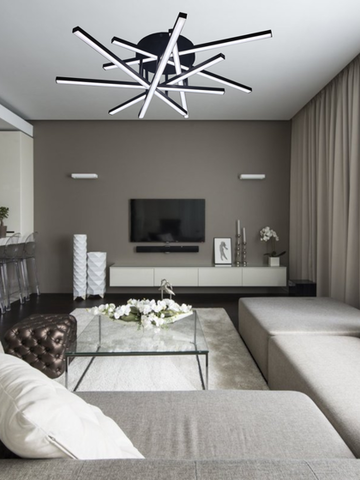 Потолочная светодиодная люстра Mirastyle XL-60123/7B SBK