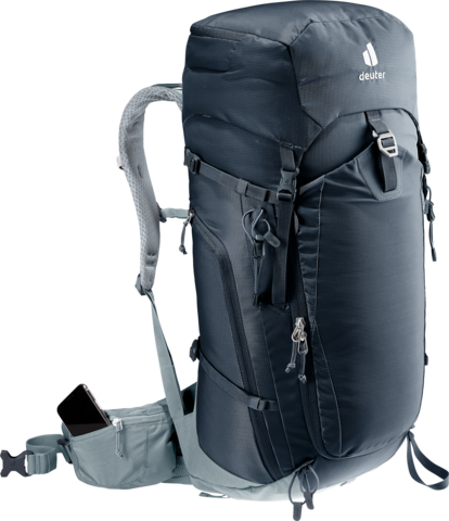 Картинка рюкзак туристический Deuter Trail Pro 36 Black-Shale - 11