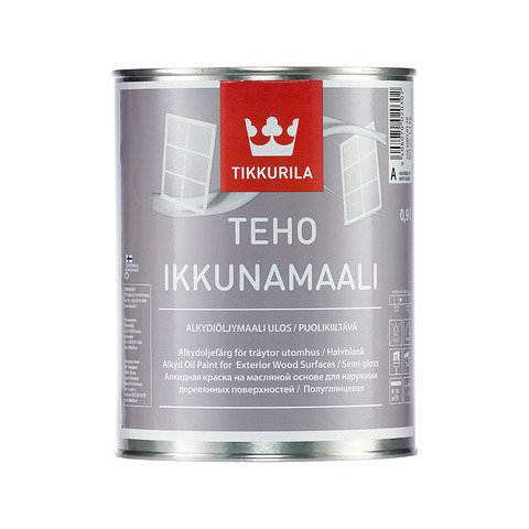 Tikkurila Teho Ikkunamaali / Тиккурила Техо Иккунамаали краска для оконных рам и дверей