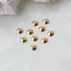 Шапочка для бусин 6 мм, позолота, 10 шт, Р112
