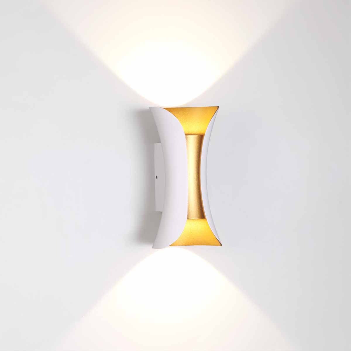 Уличный настенный светодиодный светильник Odeon Light Hightech Krista 3886/6WG