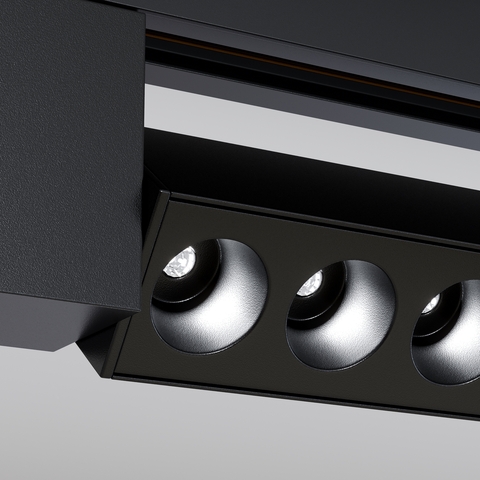 Трековый светодиодный светильник Maytoni Points Rot TR010-1-10W3K-M-B