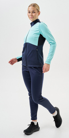 Лыжный костюм Nordski Advance Mint/Blueberry W женский