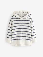 Лонгслив с капюшоном для мальчика Next E27-753, Белый, Синий