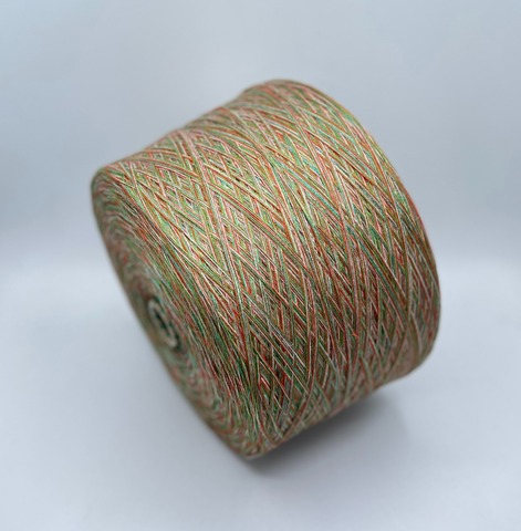 Авторская смотка (пр.Италия) 357м/100гр, Шерсть/Полиамид/Вискоза/Кашемир/Остальный волокна/Меринос/Люрекс, цвет-Канадский клен, арт.36387