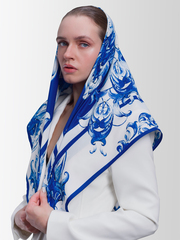Платок «Гжель»