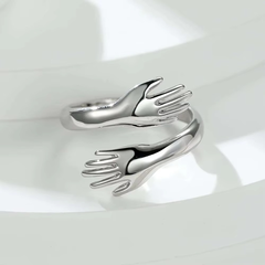 Двуручное обнимающее кольцо из нержавеющей стали