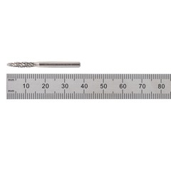 Бор-фреза твердосплавная H(FLH) 3,0x14x38x3мм HM H-Tools 116216HT