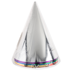 Колпаки, Микс, Яркие цвета, Металлик, 16 см, 6 шт.