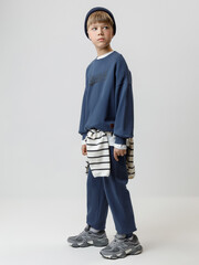 брюки  для мальчика  КР 400836/синий космос к618