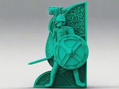 Силиконовые молды Воин большой левый и правый. Набор 2 щт