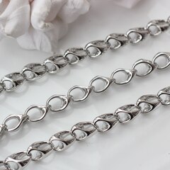 Цепочка 14*9 мм, родий, 50 см, А272